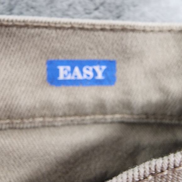 Style&Co Jeans Womens 6P PETITE Tan EASY Fit Mid Rise Straight Leg Stretch Denim - Picture 4 of 10